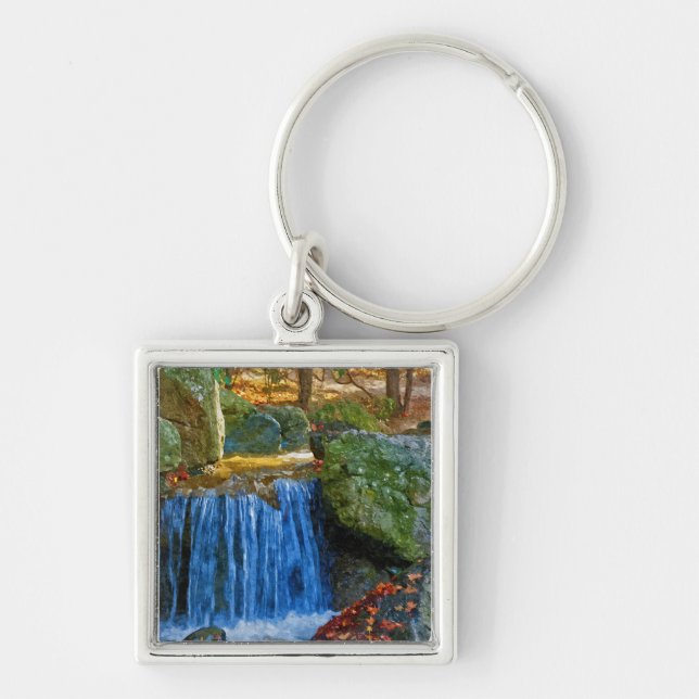 Chaveiro Mola de Água Azul (Frente)
