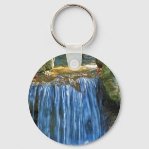 Chaveiro Mola de Água Azul