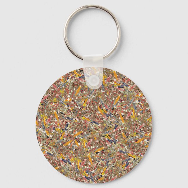 Chaveiro Molas para Anel de Cigarros (Frente)