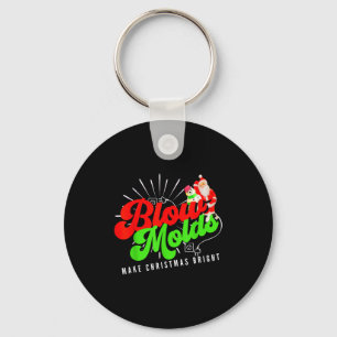 Chaveiro Molde de Sopro Faz o Natal Brilhante Groovy