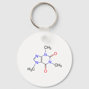 Chaveiro Molécula da cafeína