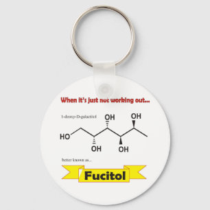 Chaveiro Molécula orgânica de Fucitol