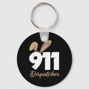 Chaveiro Moletom com capuz de Operador de Emergência 911 Pá