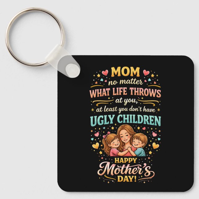 Chaveiro Mom’s Laughing Love (Frente)