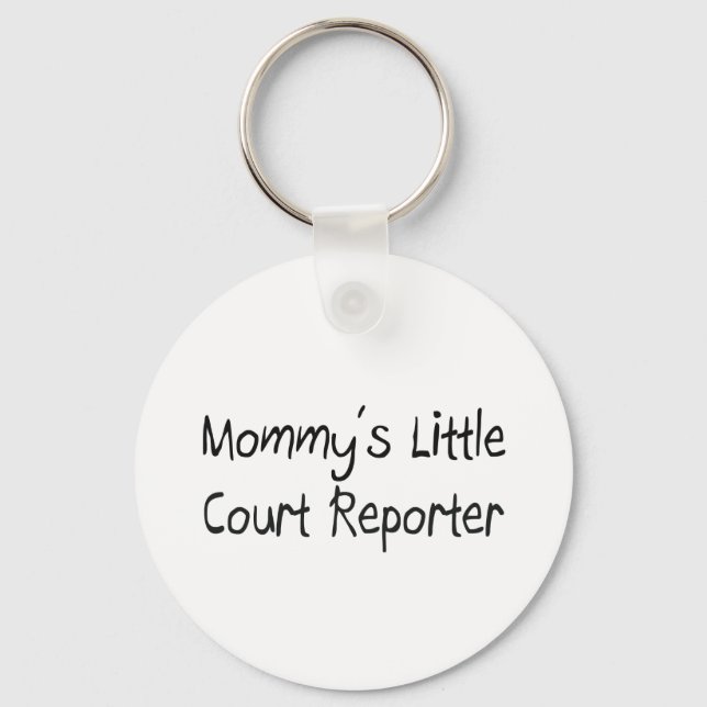 Chaveiro Mommys Little Court Repórter (Frente)