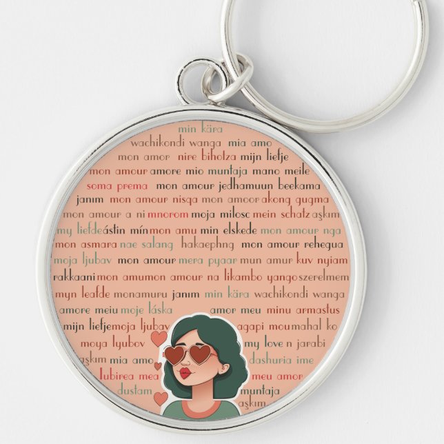 Chaveiro Mon Amour (Frente)