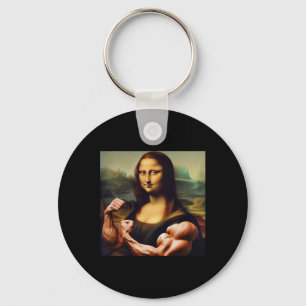 Chaveiro Mona Lisa Bodybuilding Funny Gift 3