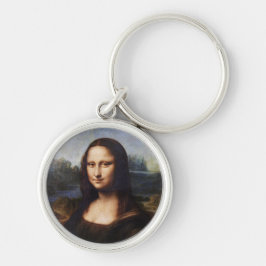 Chaveiro Mona Lisa & Leonardo da Vinci/vintage Itália
