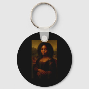 Chaveiro Mona Lisa Negra Afro Africana Melanina História Ne