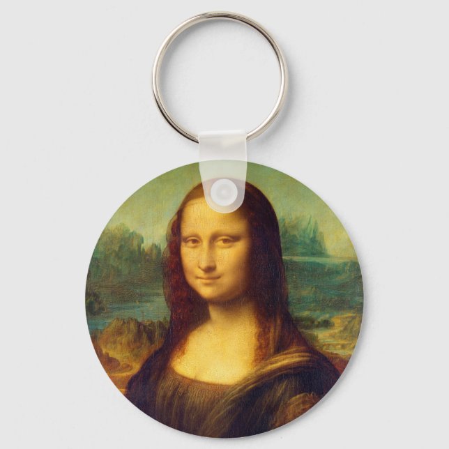 Chaveiro Mona Lisa por Leonardo Da Vinci (Frente)