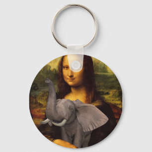 Chaveiro Mona Lisa With Elephant