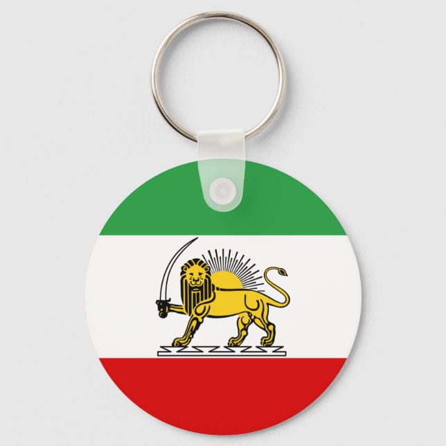 Chaveiro Monarquia Constitucional da bandeira iraniana (190 (Frente)