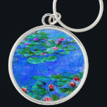 Chaveiro Monet - Lírios De Água (Vermelho),<br><div class="desc">Monet - Lírios d'água (vermelho),  famosa pintura de Claude Monet, </div>