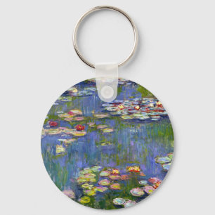 Chaveiro Monet Water Lily 1916 Key Chain