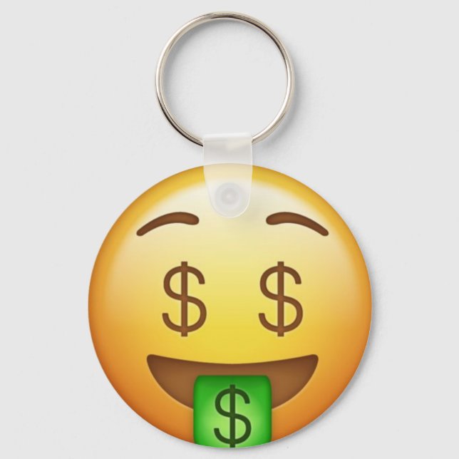 Chaveiro Money Mouth Hilarious Emoji (Frente)