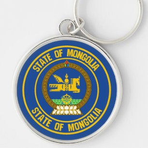 Chaveiro Mongólia Round Emblem