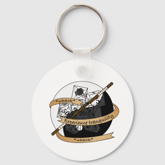 Chaveiro Monk Dice Design (Frente)