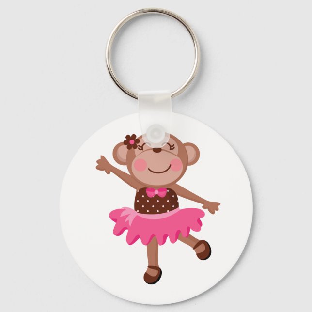 Chaveiro Monkey Ballerina (Frente)