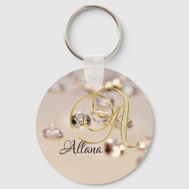 Chaveiro Monograma A (Frente)