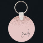 Chaveiro Monograma Brilhante cor-de-rosa-pincel Dourada cin<br><div class="desc">Rosa Dourado - Chaveiros com nomes de Monograma (Cadeia de Chave) de Script Glitter Brilhante Cor-de-Rosa Esmagada. Isto faz o doce e perfeito aniversário de 16 anos,  casamento,  chá de panela,  aniversário,  chá de fraldas ou festa de solteira presente para alguém que ama luxo de luxo e estilos quíticos.</div>