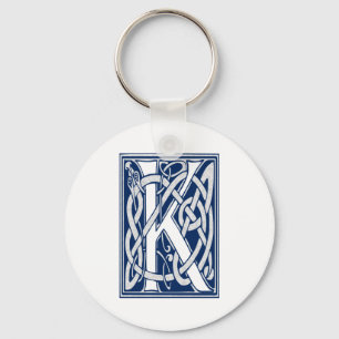 Chaveiro Monograma celta de K