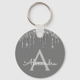 Chaveiro Monograma da Garota da Cinza de prata