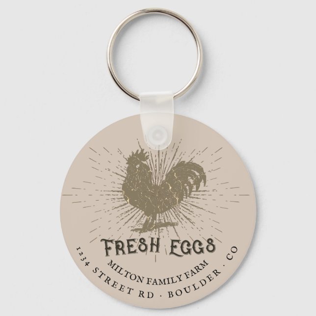 Chaveiro monograma da kraft caseira de guião decorativo rús (Frente)