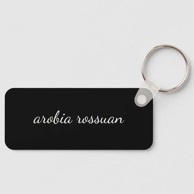 Chaveiro Monograma da Moda | Design Personalizado de Letra  (Frente)