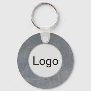 Chaveiro Monograma de Logotipo em Gesso Veneziano Cinza Ard