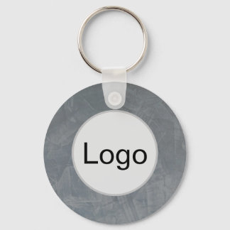Chaveiro Monograma de Logotipo em Gesso Veneziano Cinza Ard