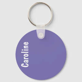 Chaveiro Monograma de Script de Assinatura Elegante