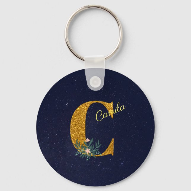 Chaveiro Monograma do Ouro C (Frente)