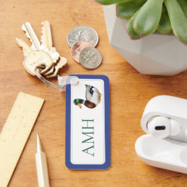 Chaveiro Monograma do Pato de Mallard