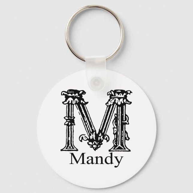 Chaveiro Monograma do rico: Mandy (Frente)