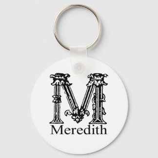 Chaveiro Monograma do rico: Meredith