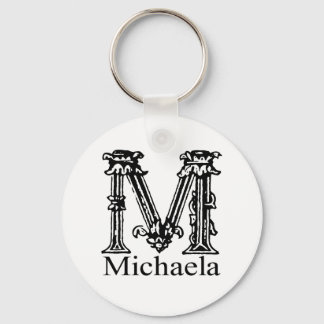 Chaveiro Monograma do rico: Michaela