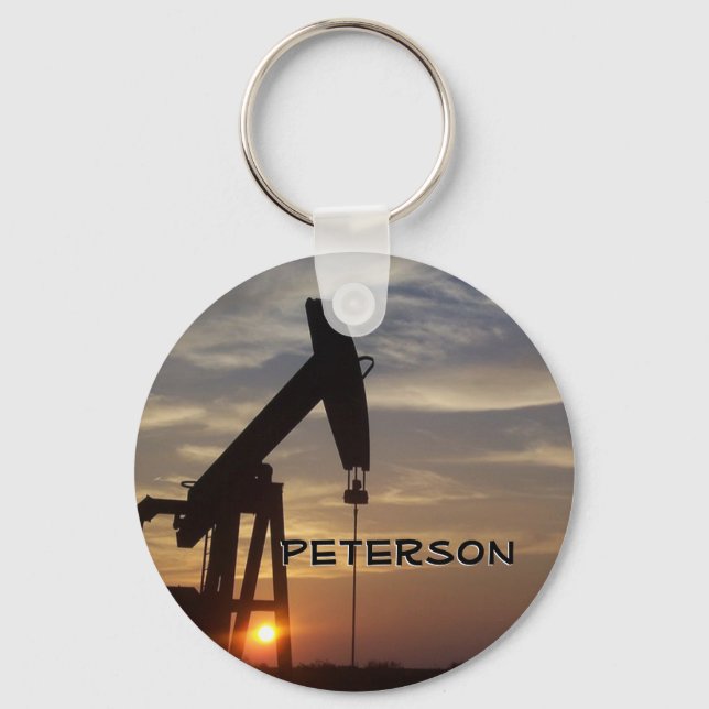 Chaveiro Monograma dos Campos de Petróleo (Frente)