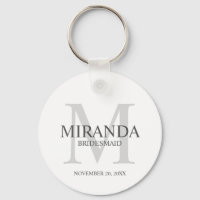 Monograma e nome da Bridesmaid Personalizada