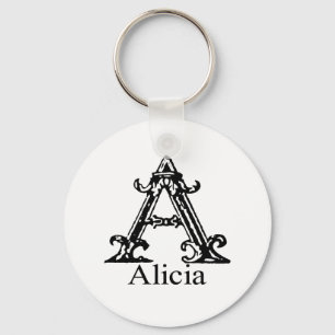 Chaveiro Monograma extravagante: Alicia