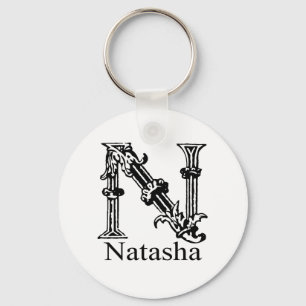 Chaveiro Monograma extravagante: Natasha