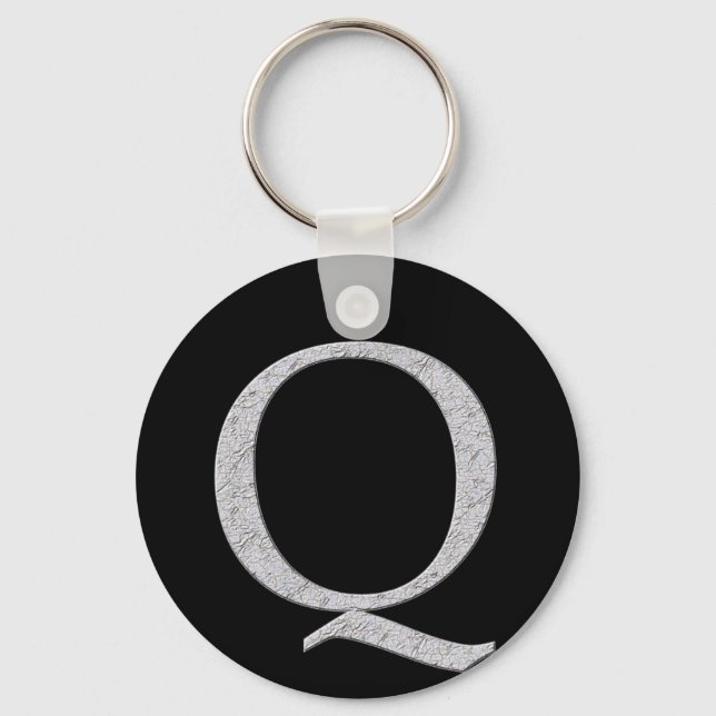 Chaveiro Monograma - Letra Q (Frente)