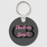 Monograma Moderno Profissional Nome Minimalista