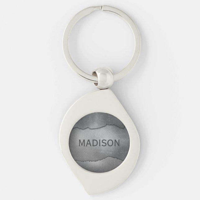 Chaveiro Monograma Personalizado - Cadeia de caracteres de  (Frente)