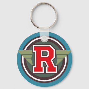 Chaveiro Monograma Personalizado - Letra "R" inicial