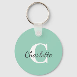 Chaveiro Monograma personalizado minimalista de nome person