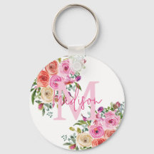 Monograma | Personalizar | Aquarela | Floral