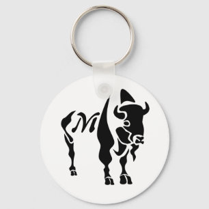 Chaveiro Monograma preto de búfalos