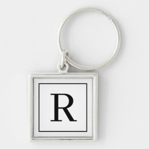 Chaveiro Monograma Sf Classic Serif