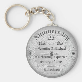 Chaveiro Monograma Silver do 25