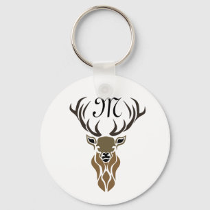 Chaveiro Monograma Tribal Red Stag
